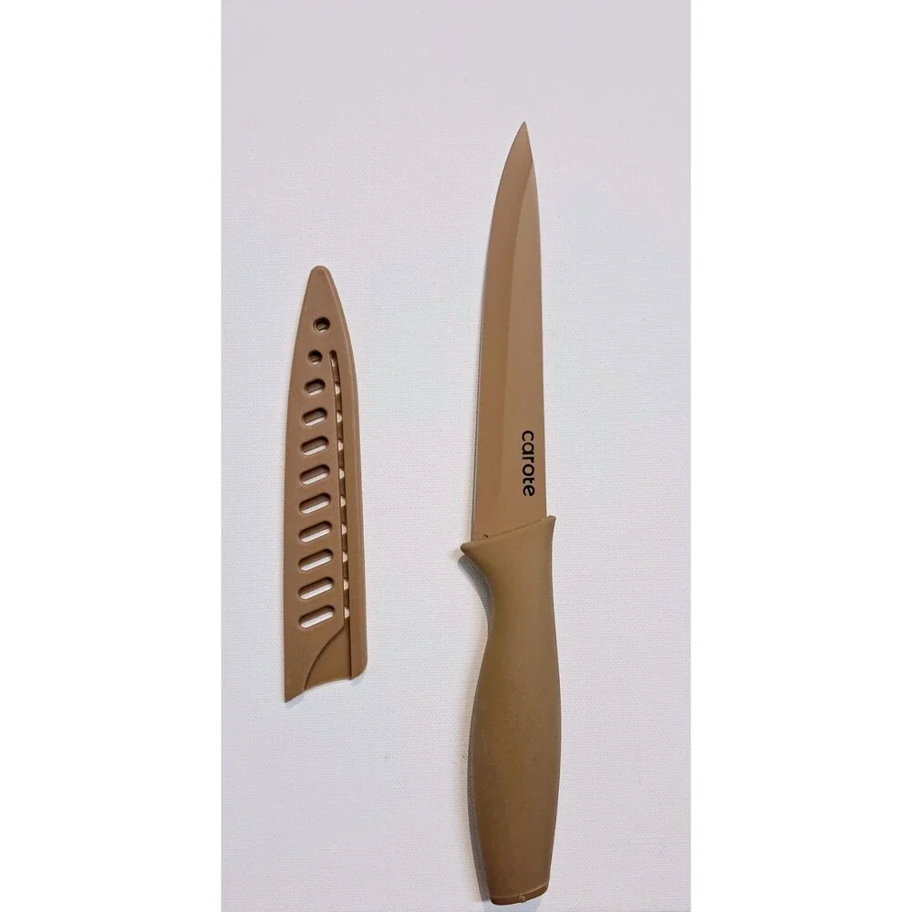 Carote Ceramic Knife Set 12-piece Stainless Steel Nonstick Colored Knives